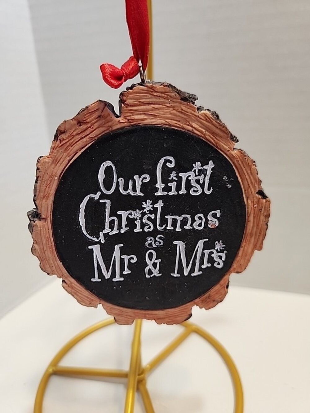 Our First Christmas As Mr & Mrs Christmas Ornament Newlyweds Just Married
